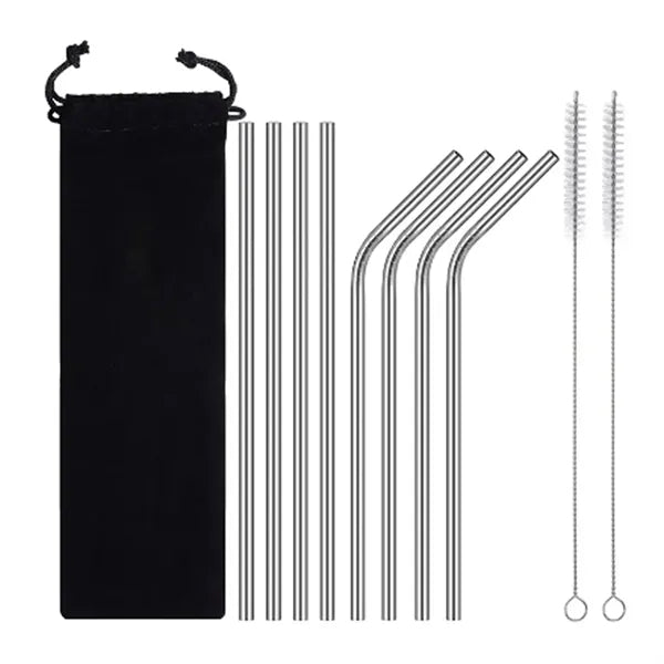 304 Stainless Steel Drinking Straw Set