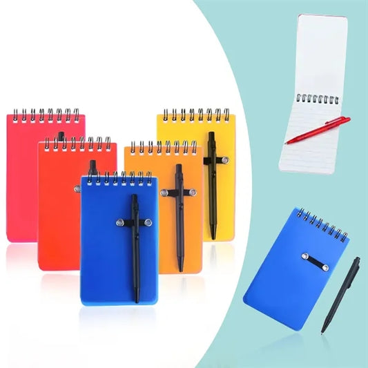 Small Spiral Jotter Notepad Notebook with Pen