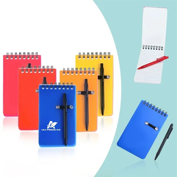 Small Spiral Jotter Notepad Notebook with Pen