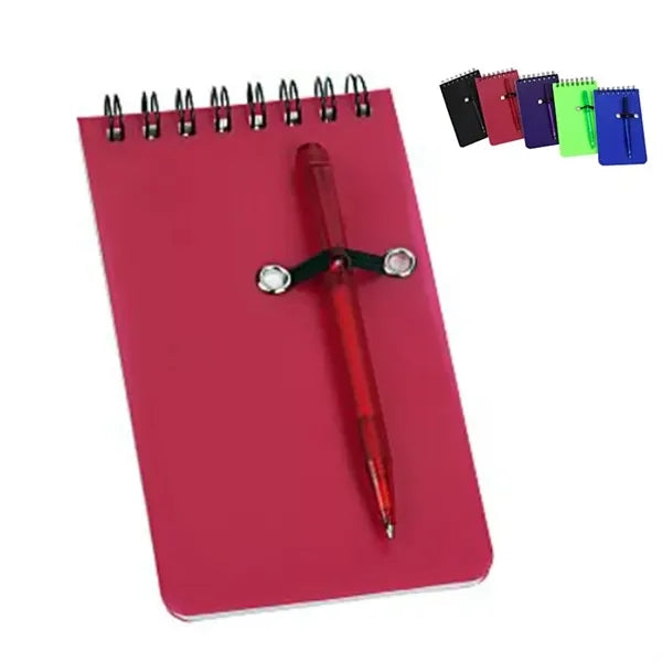 Small Spiral Jotter Notepad Notebook with Pen