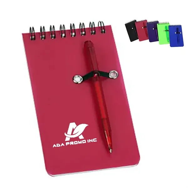 Small Spiral Jotter Notepad Notebook with Pen