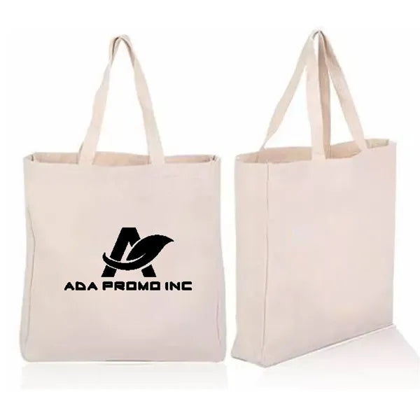 9oz Cotton Canvas Tote Handles Style of Shopping Bag
