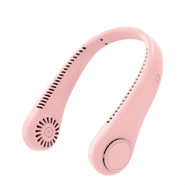 Hanging neck electric fan