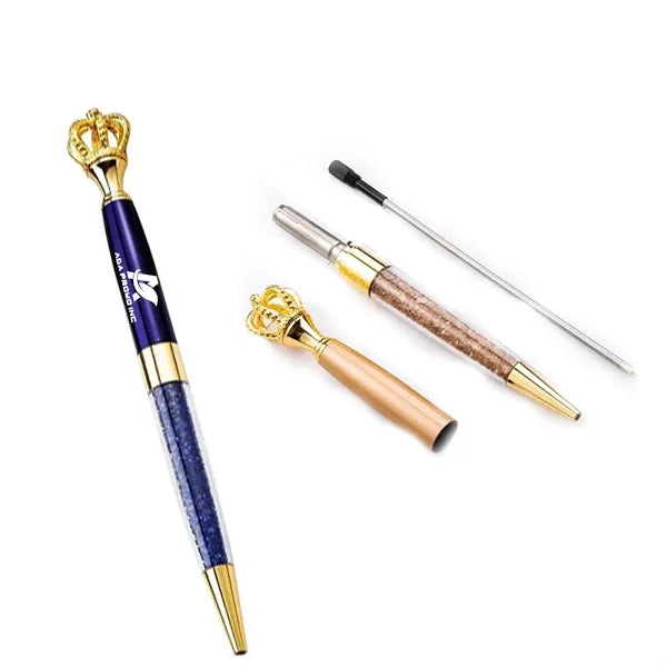 Crown Crystal Metal Pen