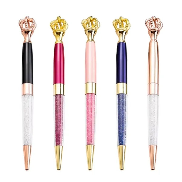Crown Crystal Metal Pen