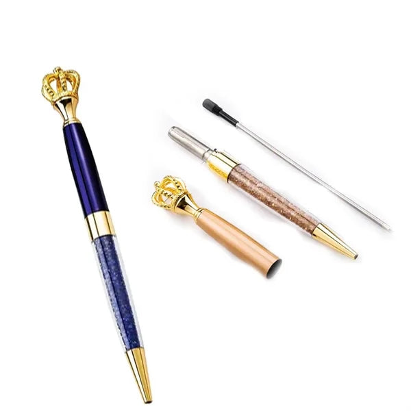 Crown Crystal Metal Pen