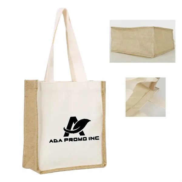 Cotton/Jute Junior Tote Bag