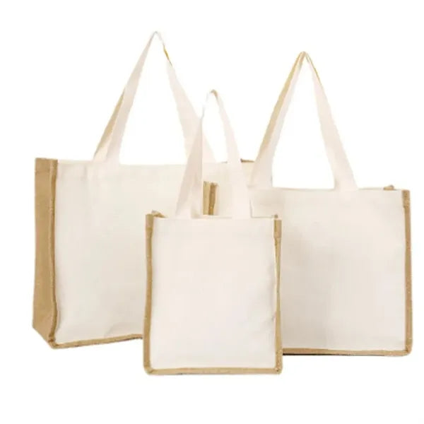 Cotton/Jute Junior Tote Bag