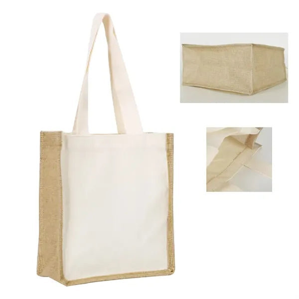 Cotton/Jute Junior Tote Bag
