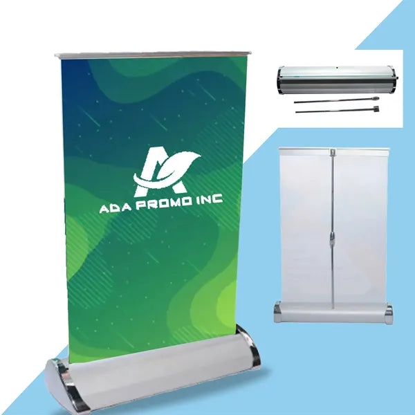 Retractable Table Top Banner Stand