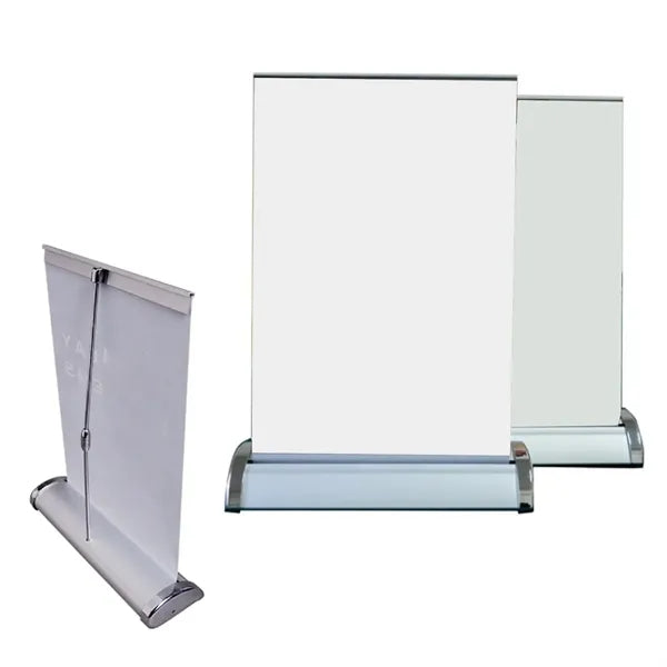 Retractable Table Top Banner Stand