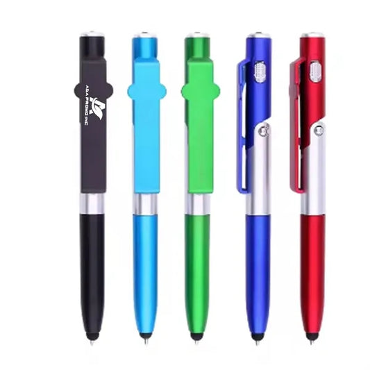 4 in 1 Stylus Pen With LED Light Phone Stand