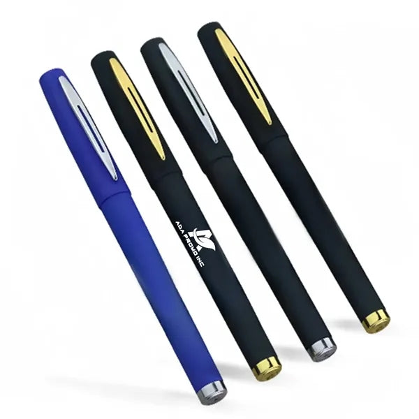 Frosted Carbon Gel Pen With Custom Logo