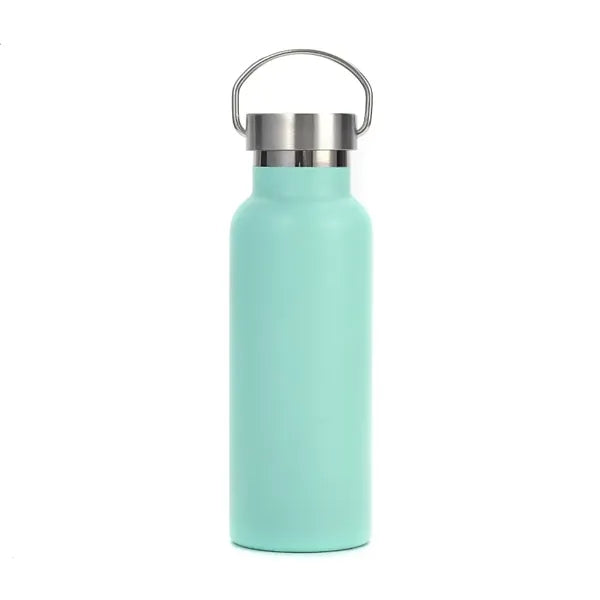 17oz Insulated Stainless Steel Water Bottle w/ Metal Handle