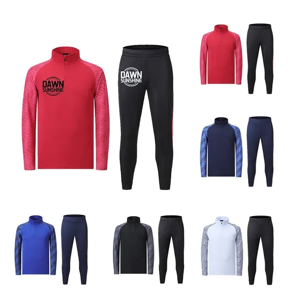 Men's Custom Performance Personalized 1/4 Zip Training Unifo