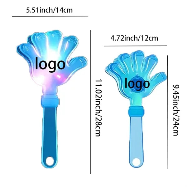 Carnival Adjustable LED Hand Clappers Large Noise Makers