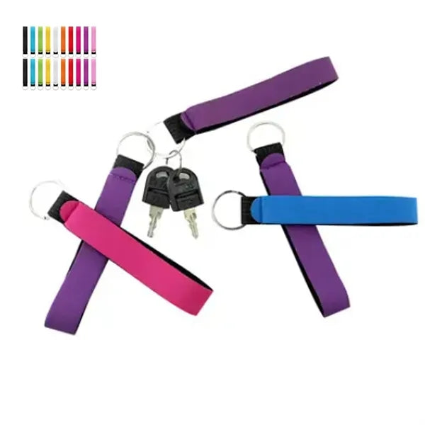 Neoprene Wristlet Keychain