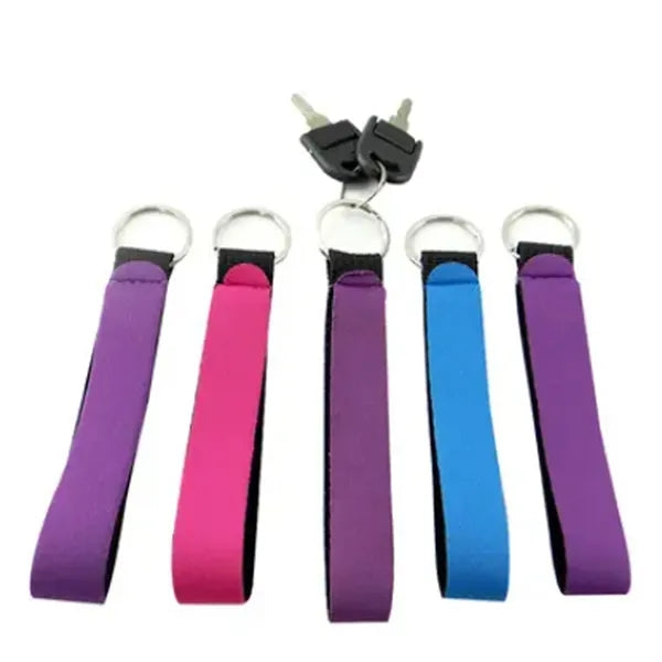 Neoprene Wristlet Keychain