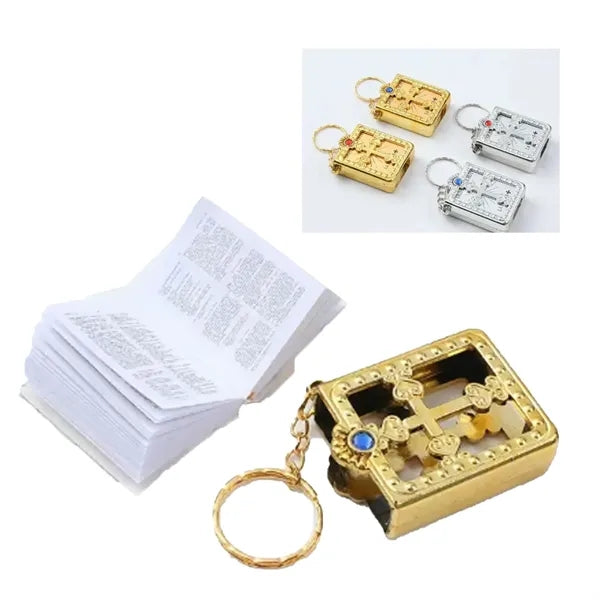 Mini Bible Key Chain Religious Gifts Christian Souvenirs