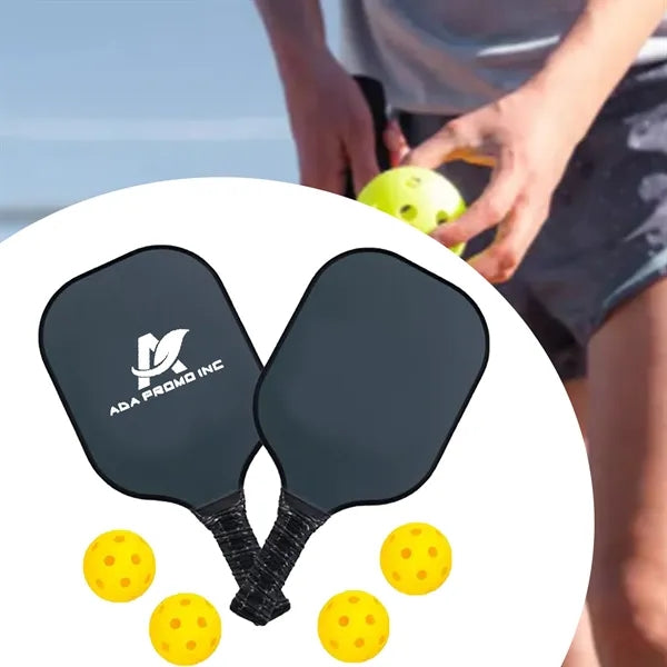 Hardcover Pickle Ball Set