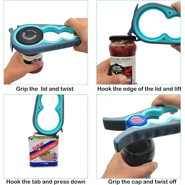 4 in 1 Multi Function Can Bottle Jar Opener