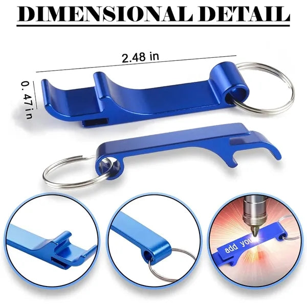 Classic Metal Keychain Bottle Opener