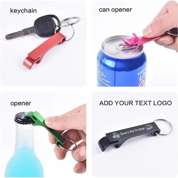Classic Metal Keychain Bottle Opener