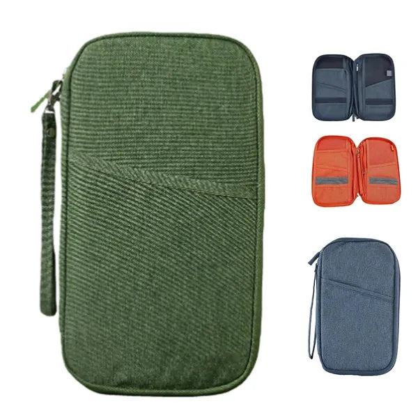 RFID Family Passport Wallet Holder Waterproof Document Organ
