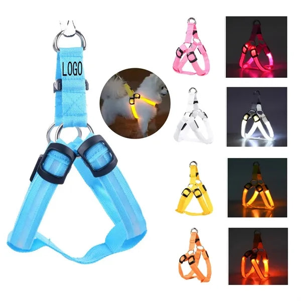 Pet LED Chest Strap For Outdoor Activities At Night