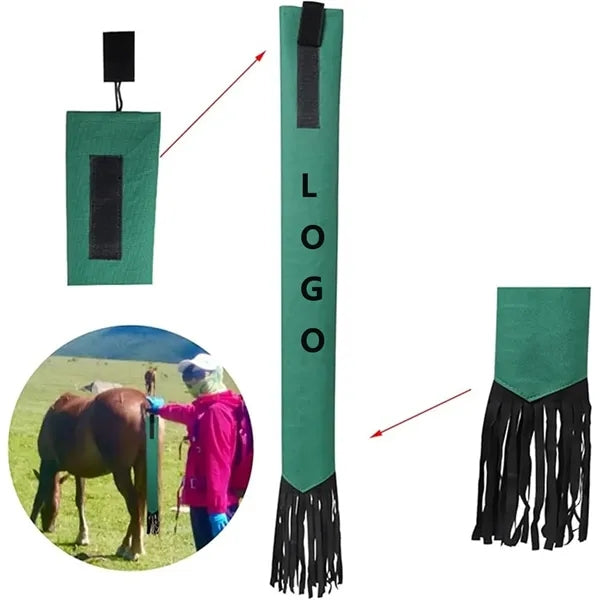 Horse Tail Wrap With Fringe Protector Guard Equestrian