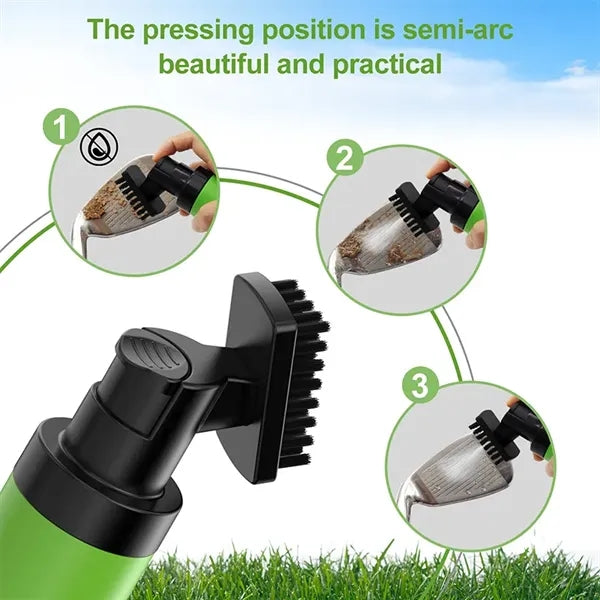 5oz Golf Spray Water Brush with Keychain