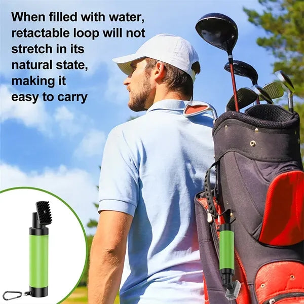 5oz Golf Spray Water Brush with Keychain