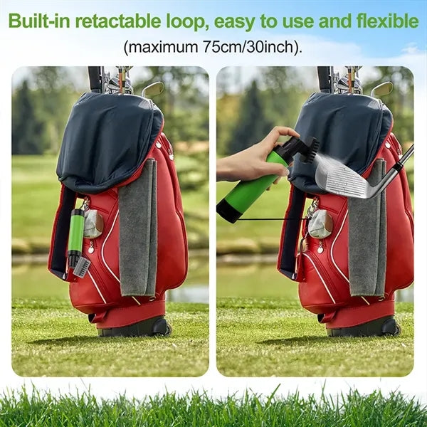 5oz Golf Spray Water Brush with Keychain