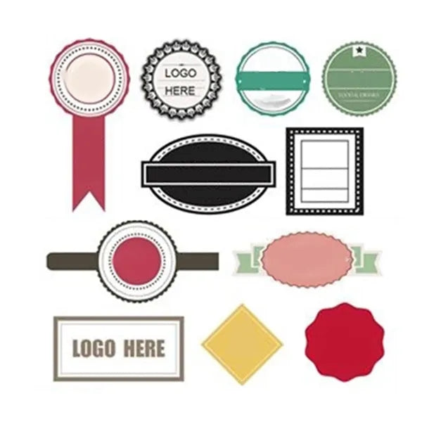 Full Color Custom Shape Removable Vinyl Stickers (3/8"to 4''