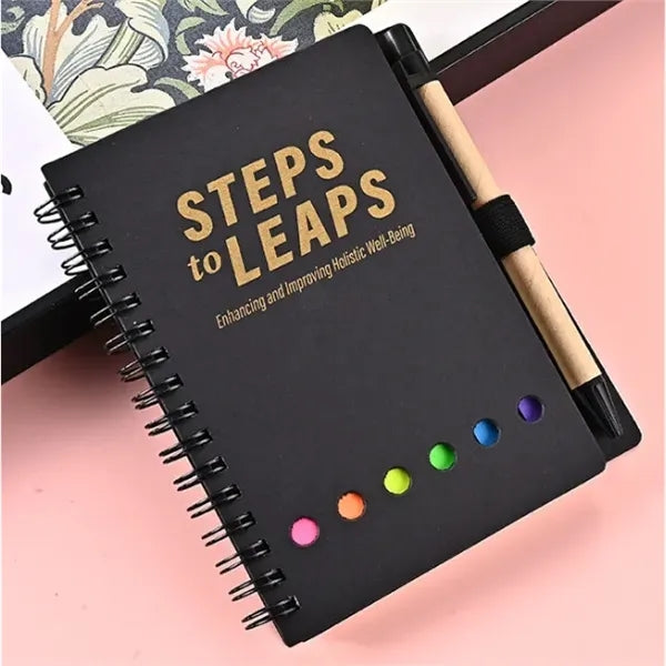 Sticky Notes Notepad with Pen