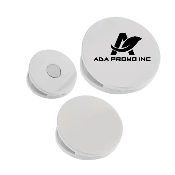 Small Round Memo & Bag Clip with Magnet