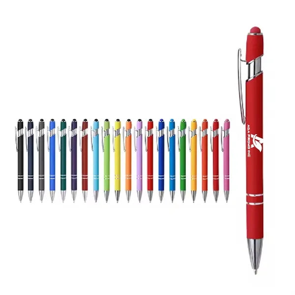 Soft Touch Pens w/ Stylus