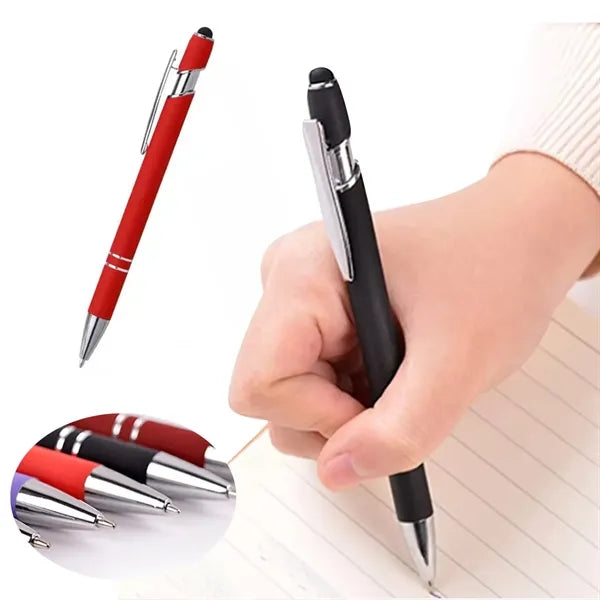 Soft Touch Pens w/ Stylus