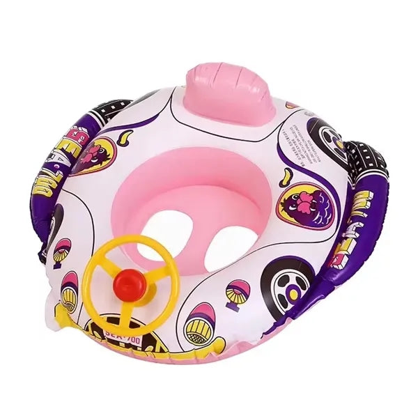 Kids Pool Inflatable Baby Float Safety Seat Car Swim Ring