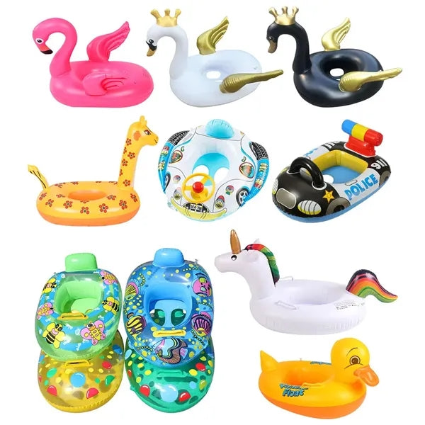 Kids Pool Inflatable Baby Float Safety Seat Car Swim Ring