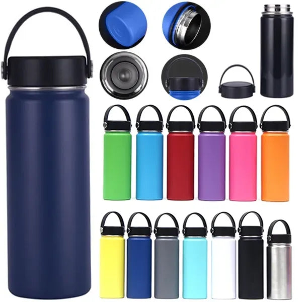 18oz Stainless Steel Travel Sport Coffee Water Bottle