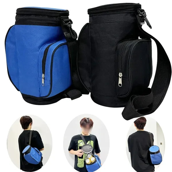 11'' 6-Can Golf Cooler Bag with Multi-Pockets