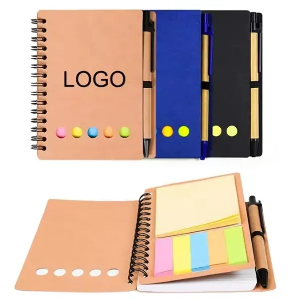 Sticky Notebook with Pen