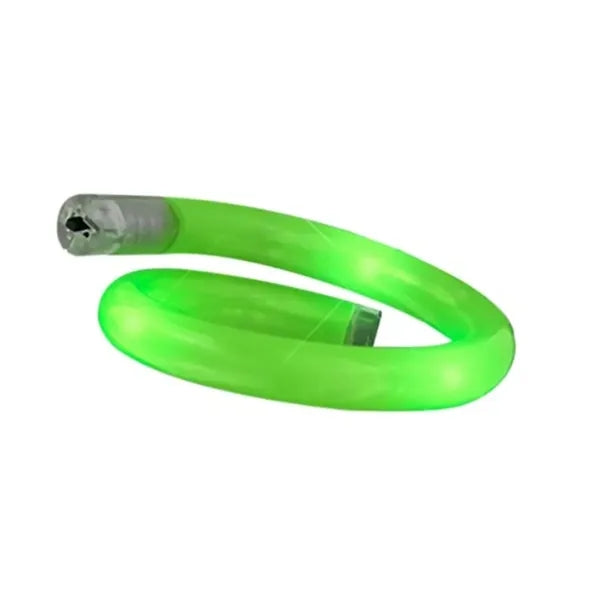 Flashing LED Coil Tube Bracelet