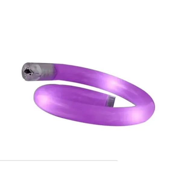Flashing LED Coil Tube Bracelet