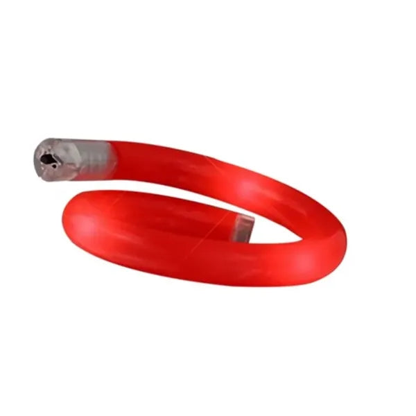 Flashing LED Coil Tube Bracelet