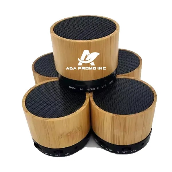 Wood Grain Wireless Remote Control Mini Speaker