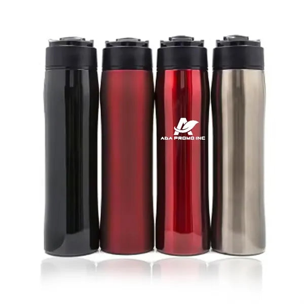 French Press Vacuum Insulated Travel Coffee Bottle