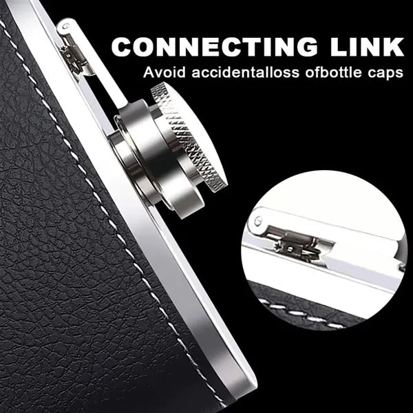 8 Oz Stainless Steel Hip Flask with Funnel