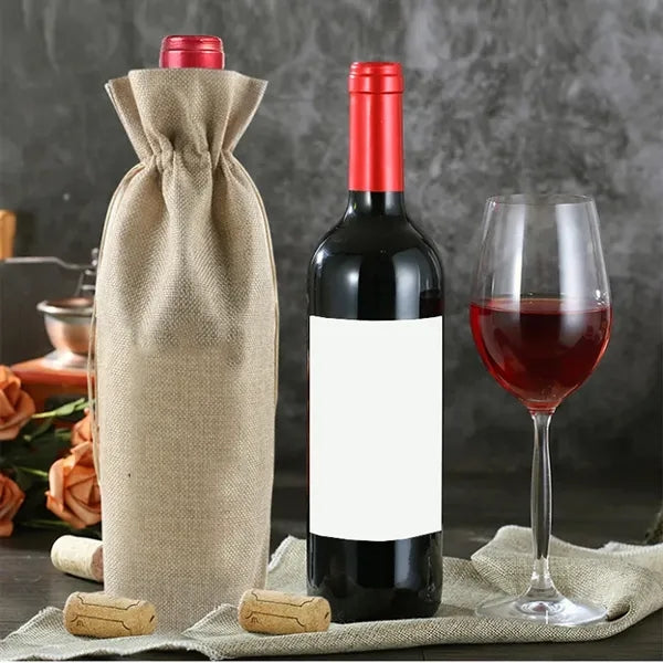 Wine Bag with Drawstring